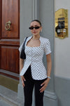 بلوزة Polka chic