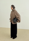 High Neck Long Rain Jacket
