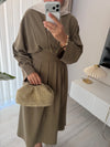 فستان تنسل طويل