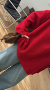 Oversized Ribbed Knit Sweater