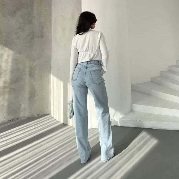 High Waist Wide Leg Jeans