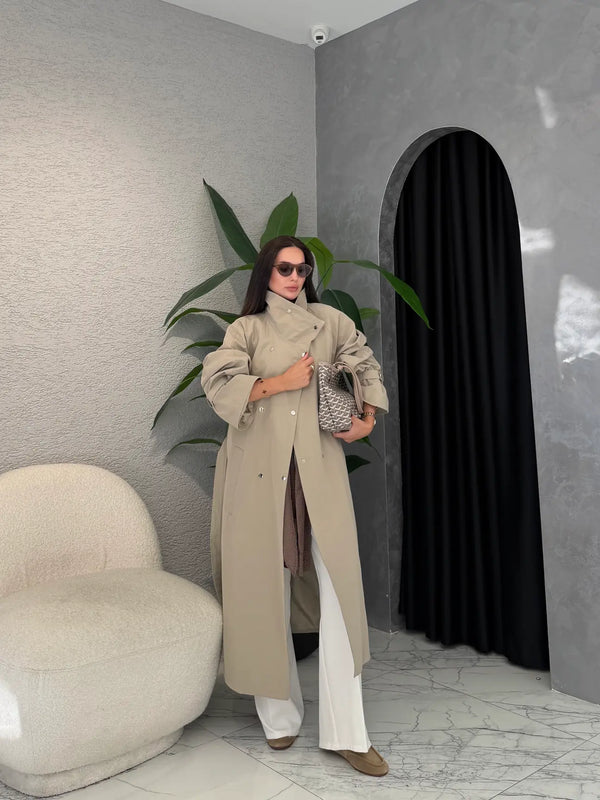 CLASSIC LONG TRENCHCOAT