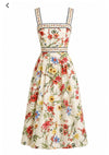 Floral tie - Detail Dress