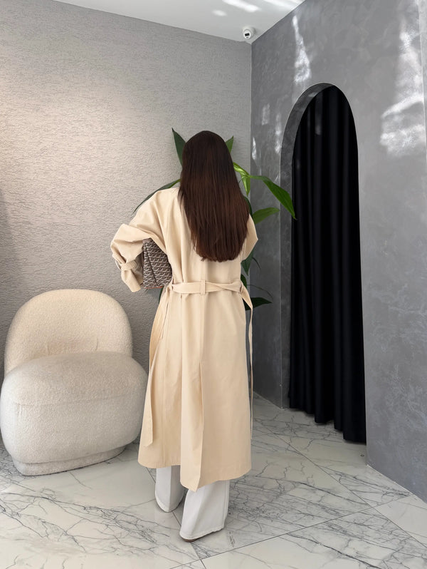 CLASSIC LONG TRENCHCOAT