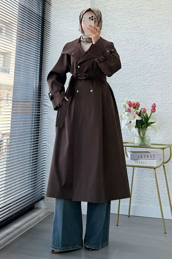 CLASSIC LONG TRENCHCOAT