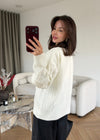 Cable Knit Collar Sweater