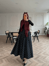 تنورة Polka dots