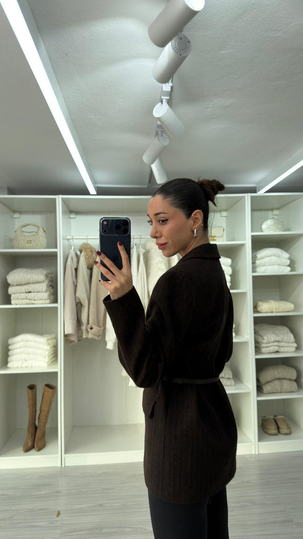 جكيت رسمي جوخ - بني