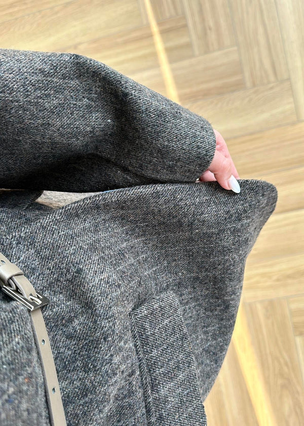 جكيت رسمي جوخ - رمادي غامق