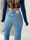 Mid Straight Jeans/ Light Blue