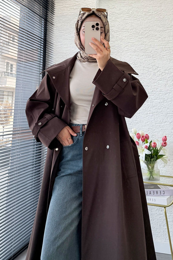 CLASSIC LONG TRENCHCOAT