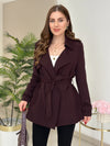 STRAIGHT TRENCH COAT
