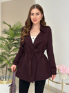 STRAIGHT TRENCH COAT