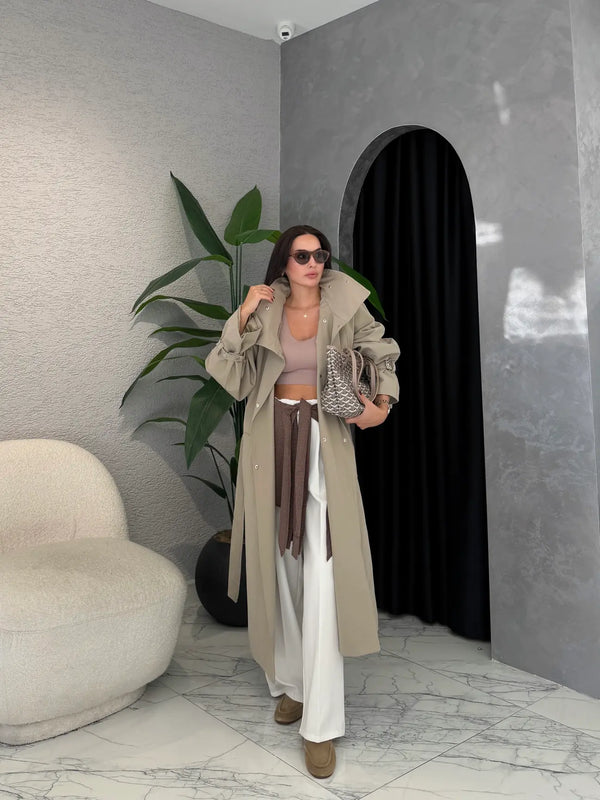 CLASSIC LONG TRENCHCOAT