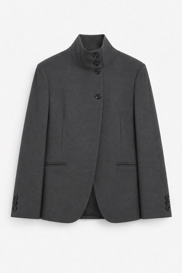 High Neck Blazer