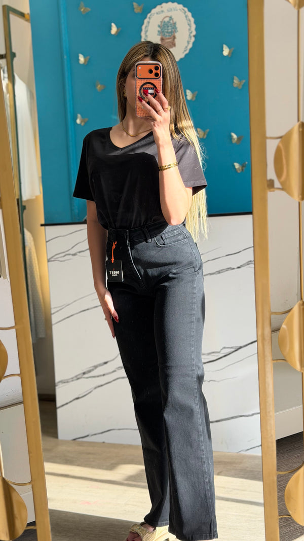 High Waist Wide Leg Jeans