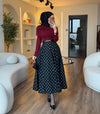تنورة Polka dots
