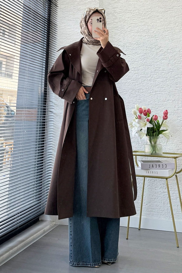 CLASSIC LONG TRENCHCOAT