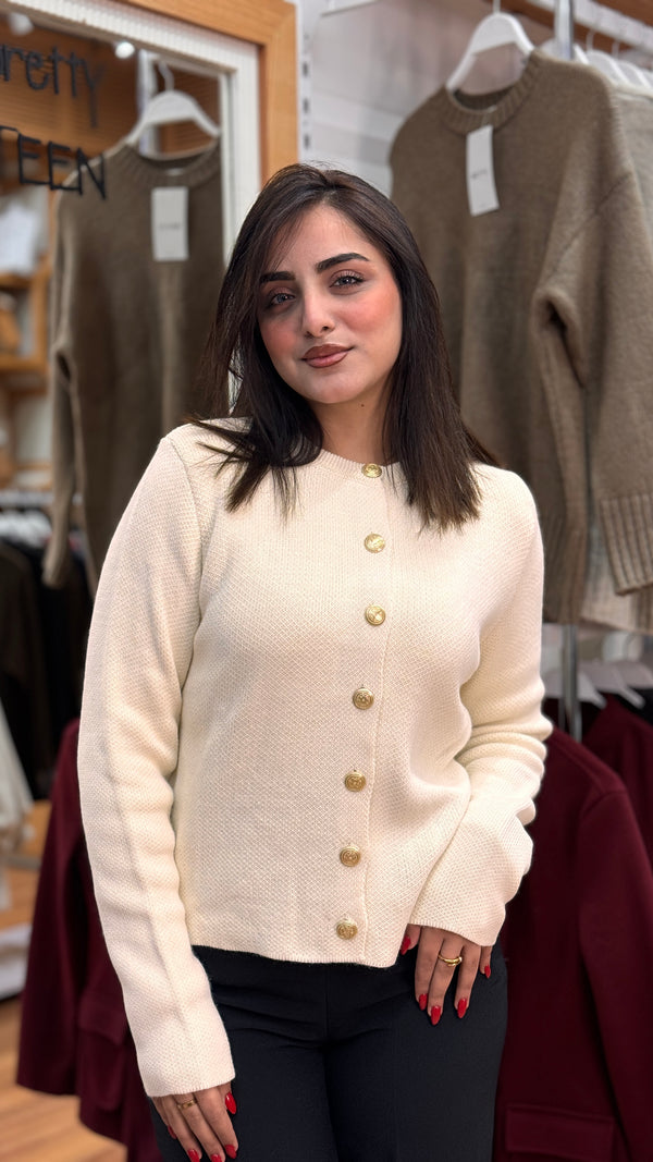 جرزة ازرار ذهبية