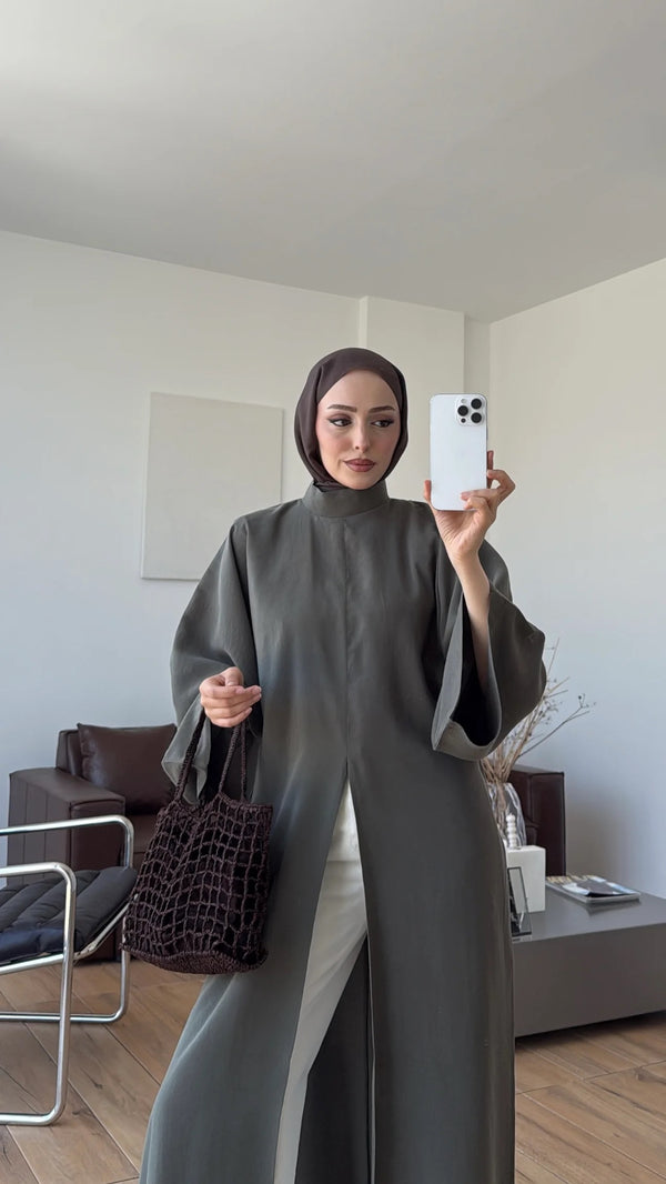 قميص طويل مفتوح