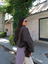 UPRECT COLLAR HIDDEN BUTTON TRENCH