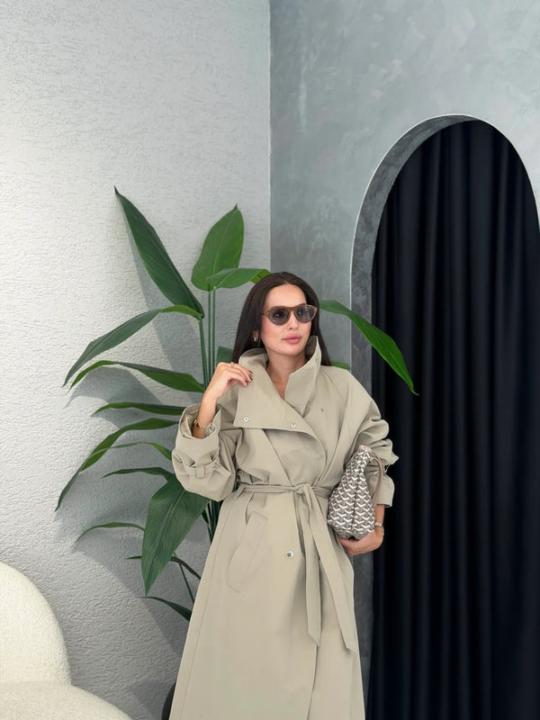 CLASSIC LONG TRENCHCOAT