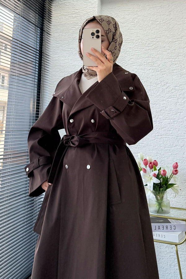 CLASSIC LONG TRENCHCOAT