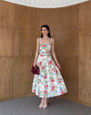 Floral tie - Detail Dress