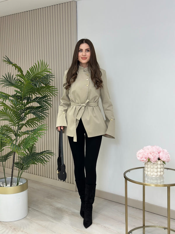 TIE WAIST BLAZER