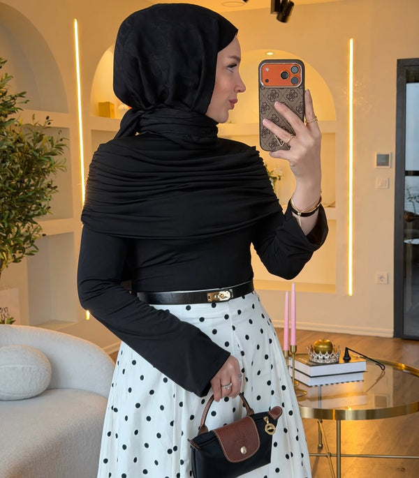 تنورة Polka dots