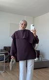 بلوزة مع شال