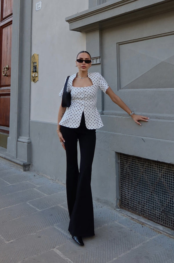 بلوزة Polka chic