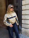 CONTRAST STRIPE JACKET