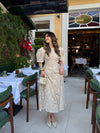 Balon Sleeve Dantel Dress