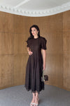 Balon Sleeve Dantel Dress