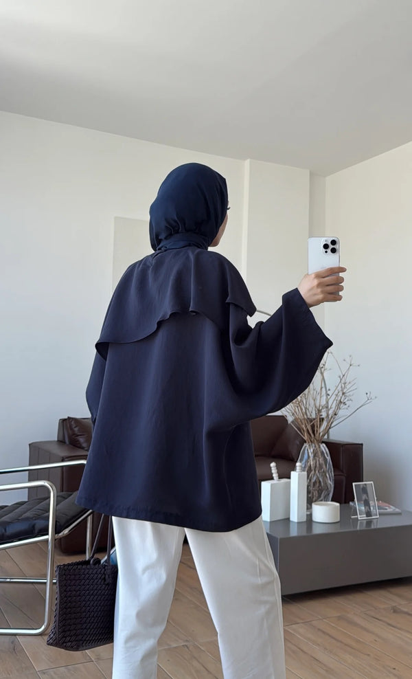 بلوزة مع شال