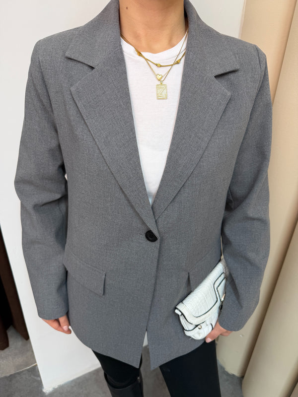 جكيت رسمي مخصر زر