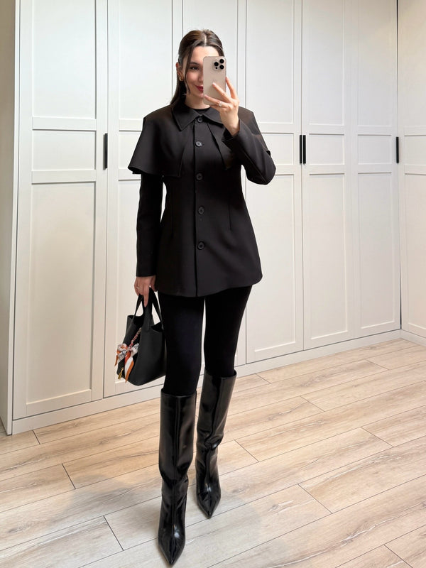 Cape Blazer Chic