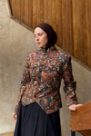 Ethnic Jacquard Quilted Jacket