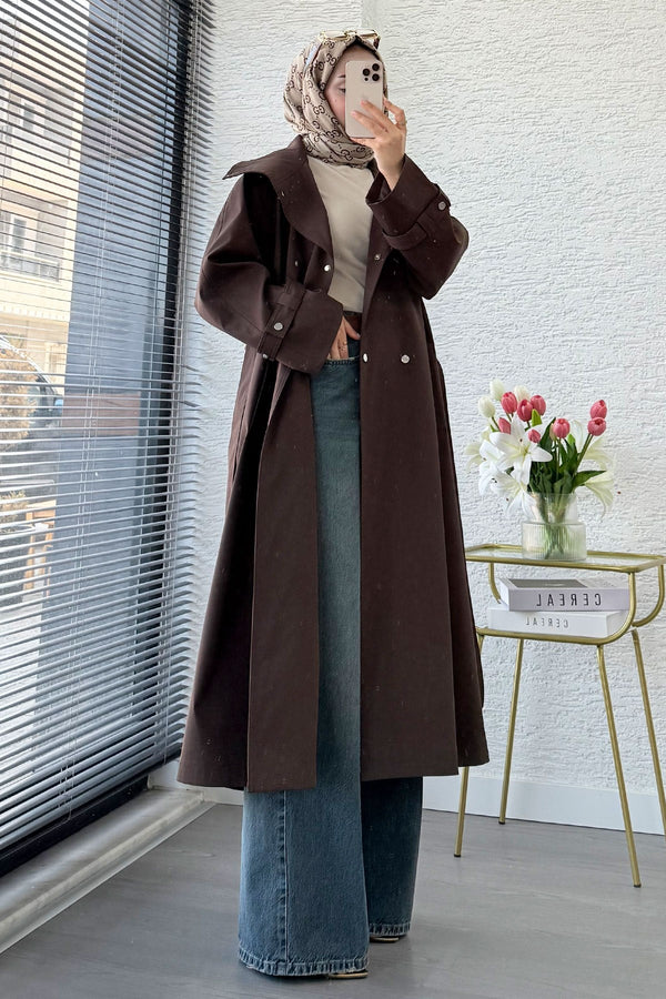 CLASSIC LONG TRENCHCOAT