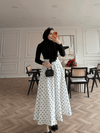 تنورة Polka dots