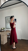 فستان كلاسيكي انيق off shoulder