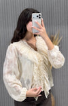 بلوزة Vanilla Ruffle