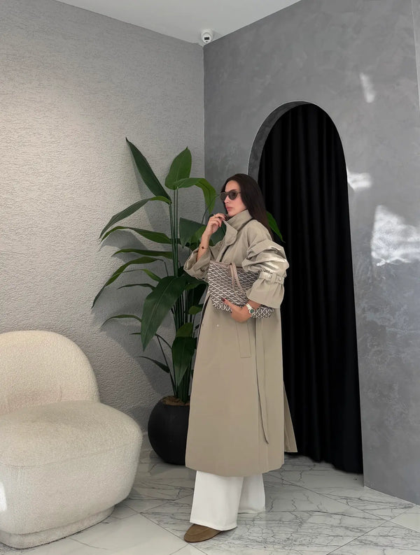 CLASSIC LONG TRENCHCOAT