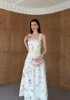 Floral tie - Detail Dress