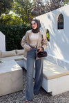 HIGH- COLLAR BOMBER JACKET
