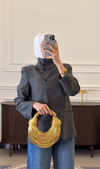 High Neck Blazer