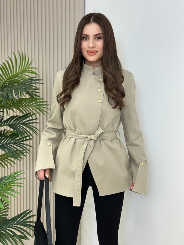 TIE WAIST BLAZER