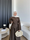 طقم مع شال عالخصر