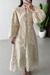 Dantel maxi dress